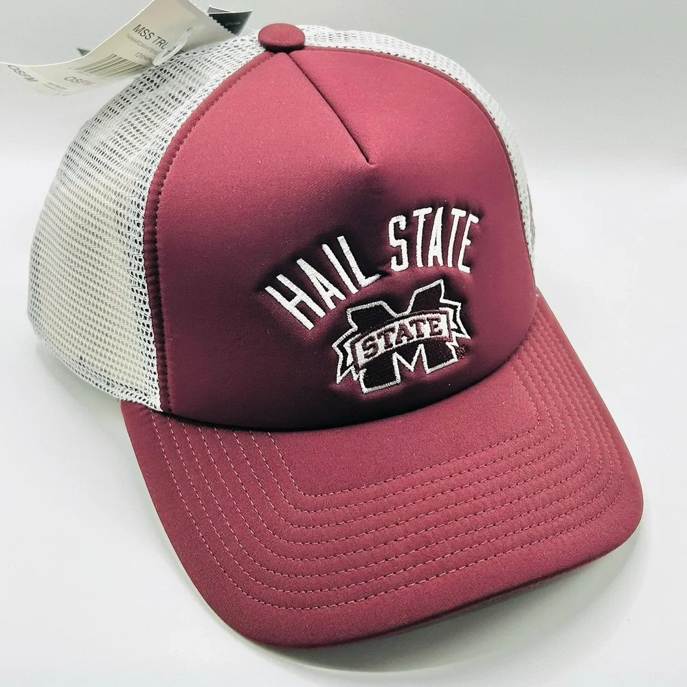 Mississippi State Bulldogs Adidas Hail State Foam Trucker Hat Cap Snapback NCAA